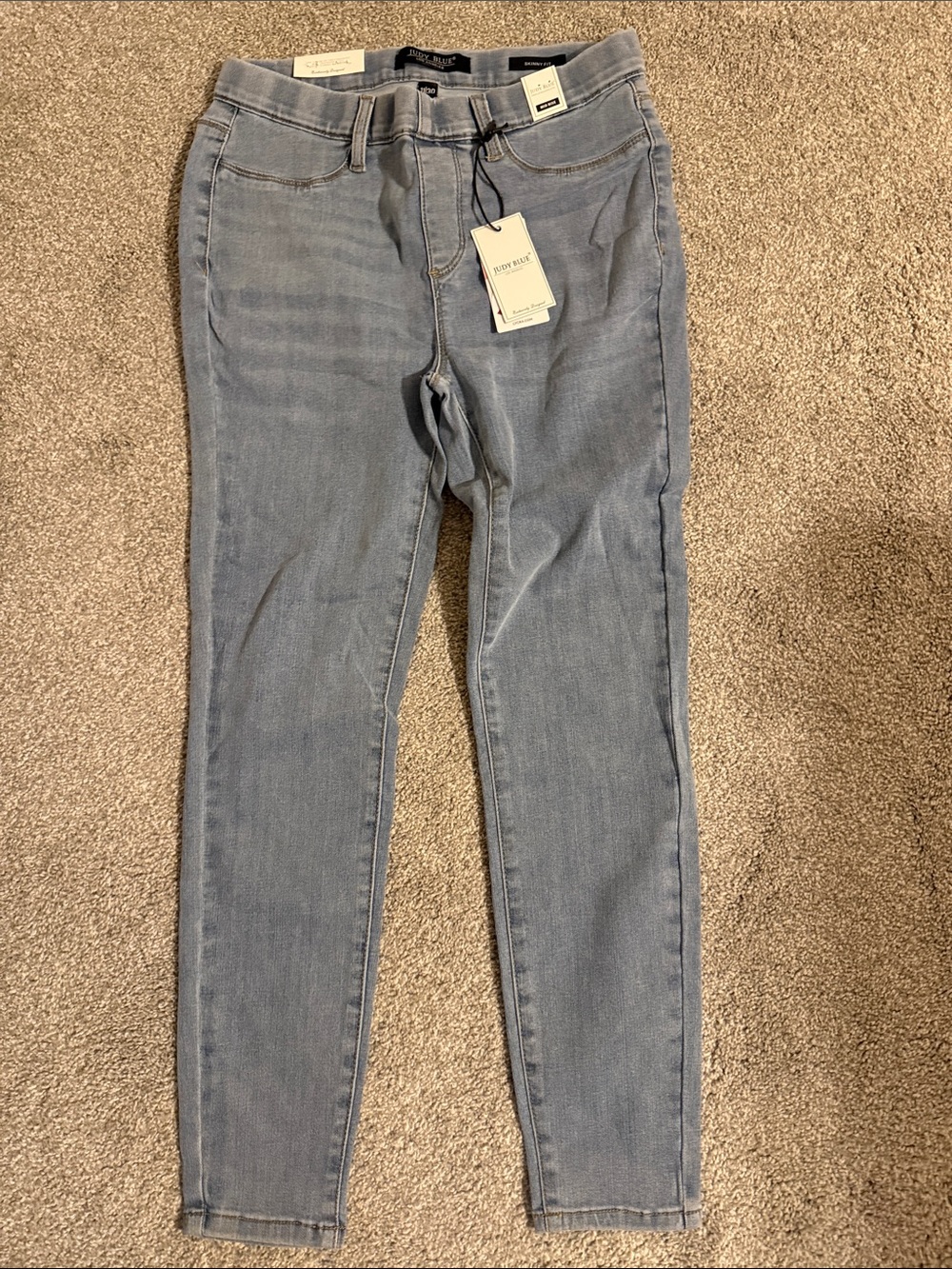 Judy Blue Light Blue Skinny Jeans - Stretch Slim Fit
